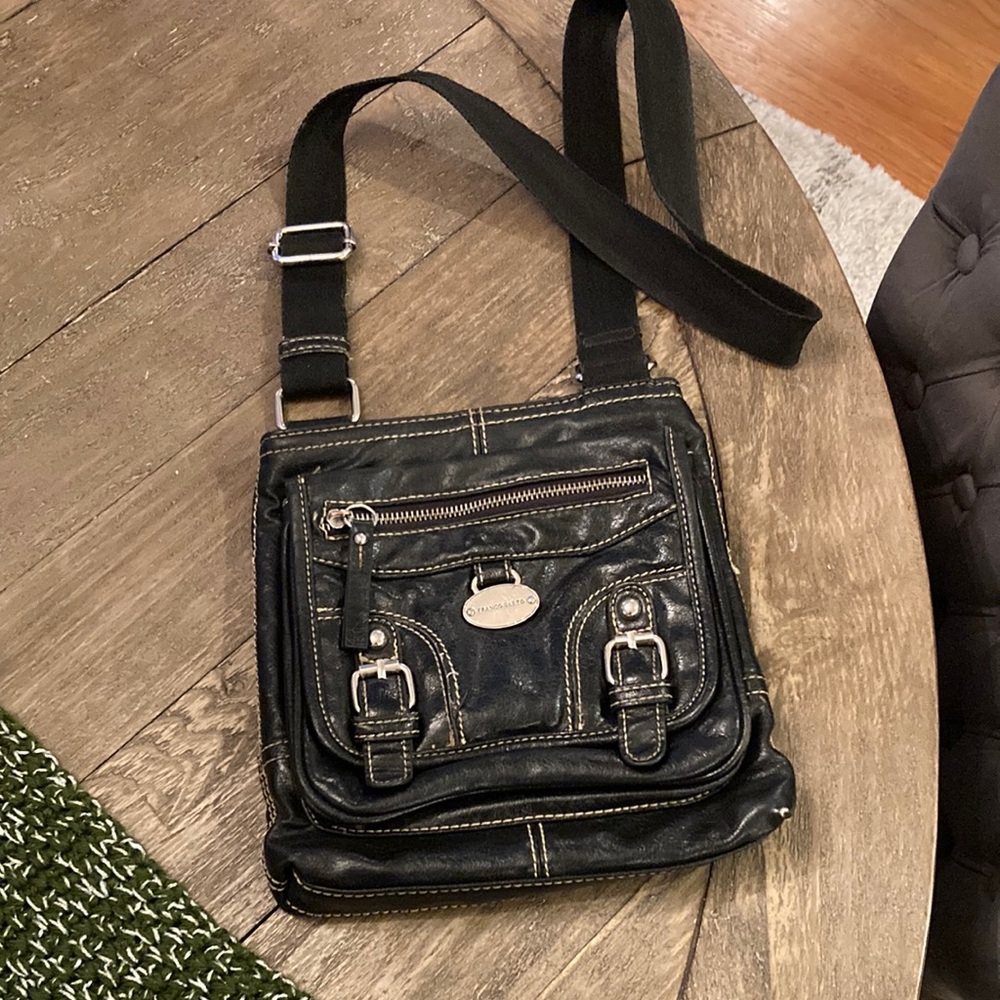 Franco Sarto Black Crossbody Bag
